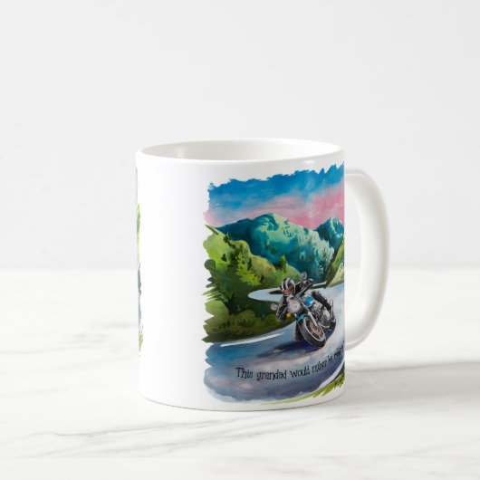 Grand's Escape - Motorcycle Adventure Mug (Devant droit)