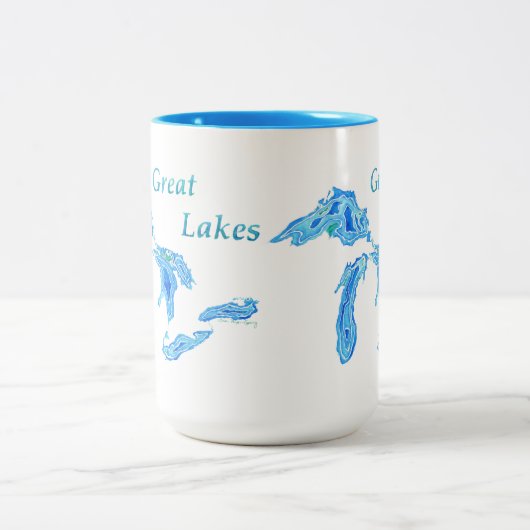 Grands Lacs 15 Oz Mug (Centre)