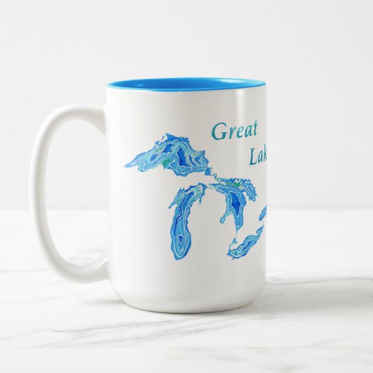 Grands Lacs 15 Oz Mug (Gauche)