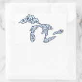 Grands Lacs - Autochtone - Stickers Michigan (Sac)