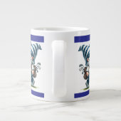 Grands mugs à café Gnomes de golf (Dos)