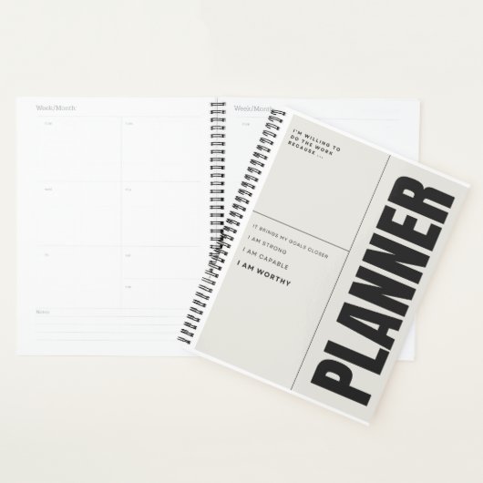 Grands objectifs (8,5 po x 11 po), Couverture rigi (Devant avec enveloppe)