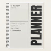 Grands objectifs (8,5 po x 11 po), Couverture rigi (Devant)