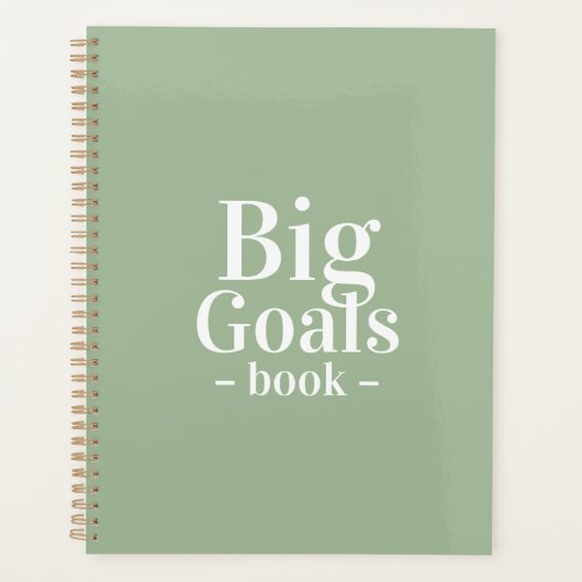 Grands Objectifs Livre blanc Sage vert (Devant)