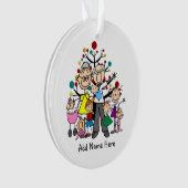 Grands-parents avec sept petits-enfants (devant)