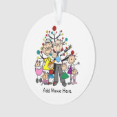 Grands-parents avec sept petits-enfants (devant)