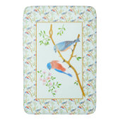 Grands & Petits Merles Bleus Grand Tapis de Bain (devant Vertical)