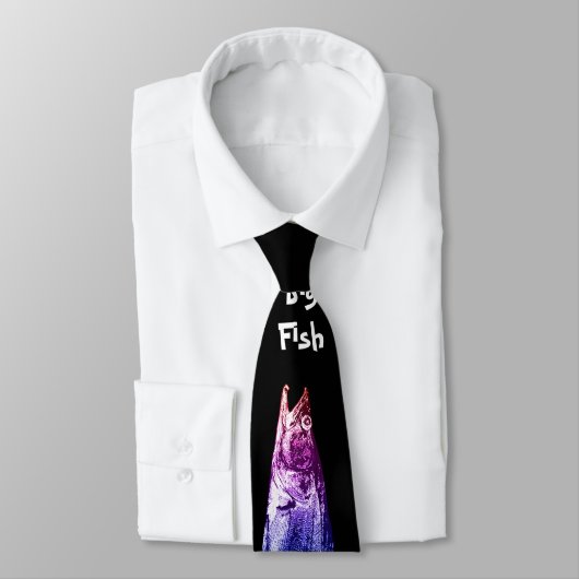 Grands poissons (arc-en-ciel) - cravate (Attaché)