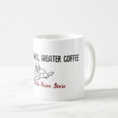 Grands Pyrénées - Grande Mug de café (Devant droit)