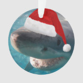 Grands requins blancs de Noël avec chapeau de Père (devant)