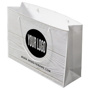 Grands sacs de shopping avec logo/texte personnali