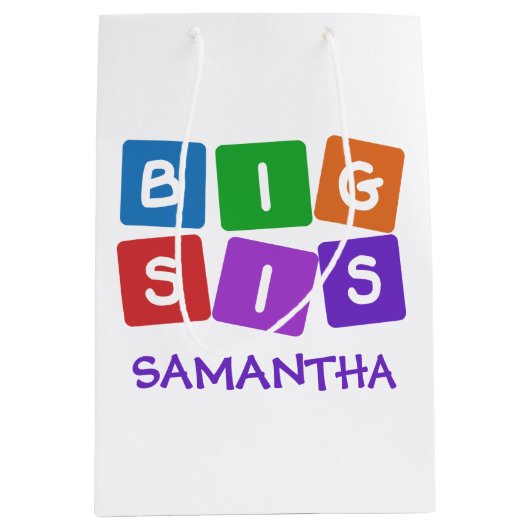 Grands sacs nommés faits sur commande de cadeau de (Devant)