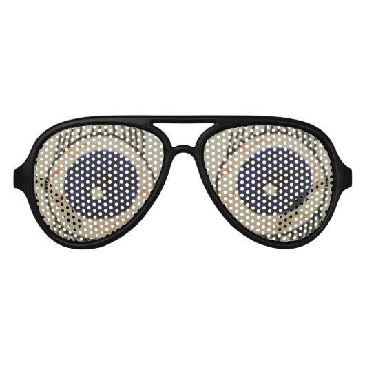 Grands yeux lunettes de soleil 2 unisex (Devant)