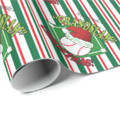 Grandslam Baseball Kerstmis Cadeaupapier (Rol Hoek)