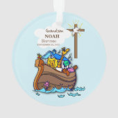 Grandson Baptême Noah's Ark Personnalisé (dos)