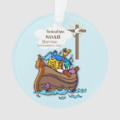 Grandson Baptême Noah's Ark Personnalisé (devant)
