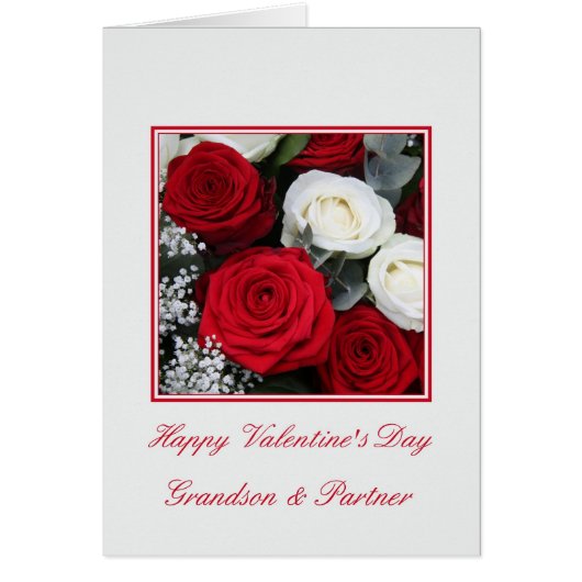 Grandson et associé rouge et blanc roses (Devant)