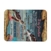 Grandson Gift | Brief aan mijn kleinzoon van opa Magneet (Horizontaal)