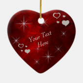 Grandson Gift Heart Keepomwille Keramisch Ornament (Achterkant)