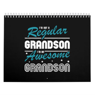 Grandson Gift Ik ben geen gewone kleinzoon Kalender
