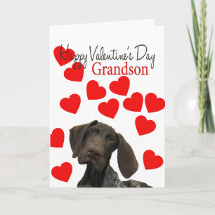 Grandson Glossy Grizzly Valentijn Puppy Love Feestdagen Kaart