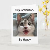 **GRANDSON** OP UW TWEEDE DAG! KAART (Gele Bloem)