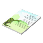 Grandson Poem - Dinosaur Notitieblok (Gedraaid)