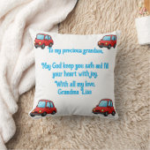 Grandson Prayer From Grandma Throw Pillow Kussen (Deken)
