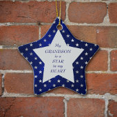 Grandson Star Pattern Keepomwille Keramisch Ornament