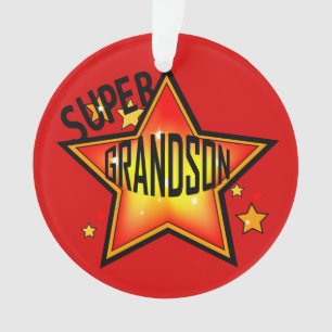 Grandson Super Star Christmas Orament 2
