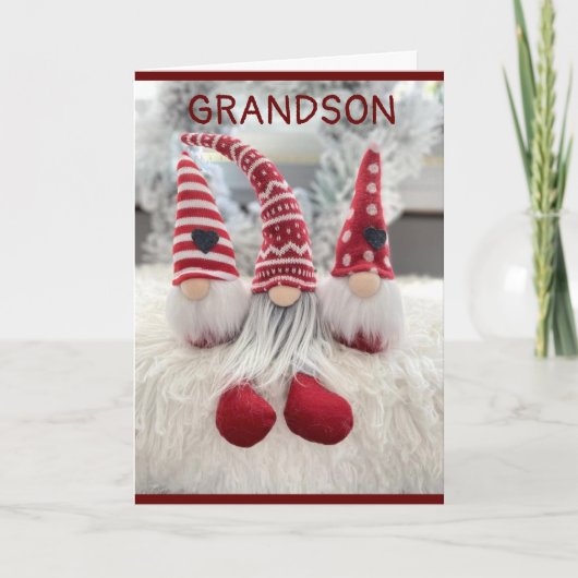 **GRANDSON** WEET DAT U GELADEN BENT (CHRISTMAS) FEESTDAGEN KAART (Voorkant)
