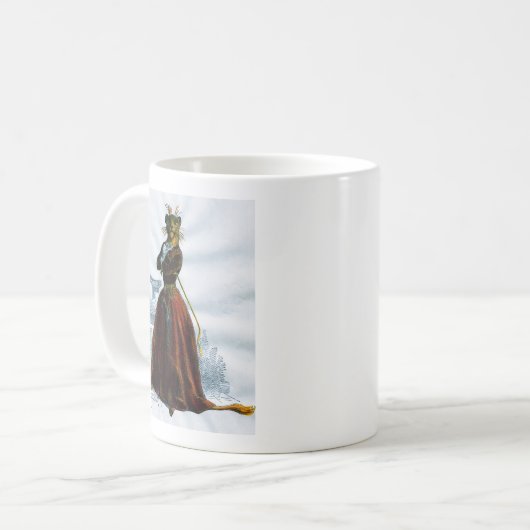 Grandville Sheeple Zendula Lioness Coffee Mok (Voorkant links)