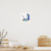 granen en melk poster (Keuken)