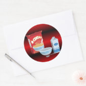 Granen Ronde Sticker (Envelop)