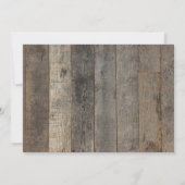 grange bois ouest pays bébé Faire-part de naissanc (Dos)