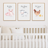 Grange de la ferme Nursery Animaux Personnalisé No