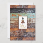 Grange d'hiver, cartes de bingo de fête de Noël (Dos)