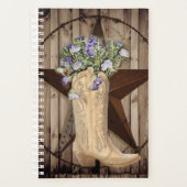 grange rustique fleur sauvage western star cowgirl (Devant)