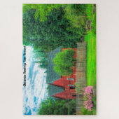 Grange rustique Vermont. Puzzle (Vertical)