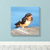 Grange Swallow impression de toile (Insitu (Plancher de Bois))