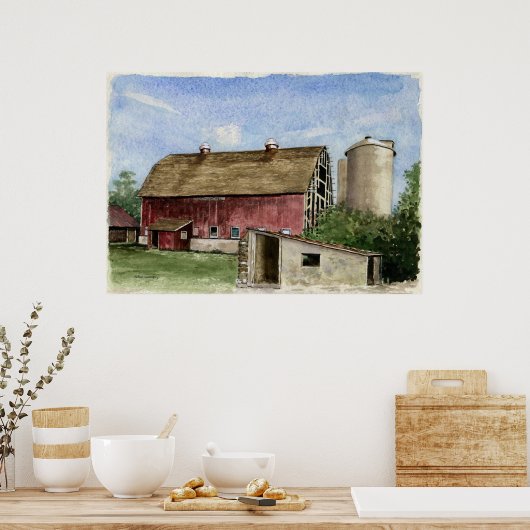 Grange Trescher originale - affiche (Cuisine)