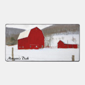 Granges rouges personnalisées sur la scène de la f (Recto)