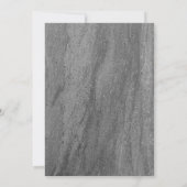 Graniet en Snowflake Corporate Holiday Party uitno Kaart (Achterkant)