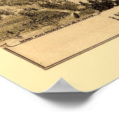 Graniet-Herfsten, MN Panoramiek Map - 1874 Poster (Hoek)