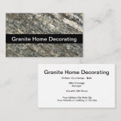 Graniet Home Decorating Visitekaartje (Voorkant / Achterkant)