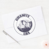Graniet Life Ronde Sticker (Envelop)