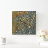 Graniet Stone Patroon Acrylwand Vierkante Klok (Huis)