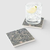 Graniet Stone Pattern Stone Onderzetter (Zijkant)