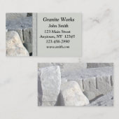 Graniet Visitekaartje (Voorkant / Achterkant)