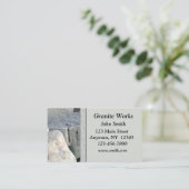 Graniet Visitekaartje (Staand voorkant)